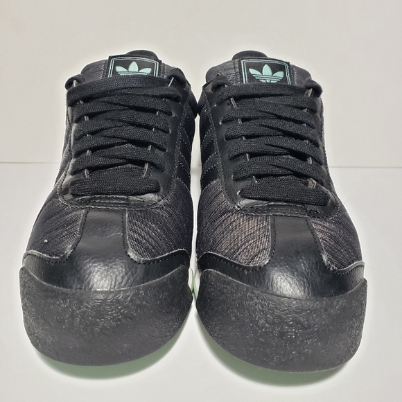 Adidas Original Samoa Sneakers Shoes Black Tiff Blue Aqua Q16189 - Picture 6 of 9